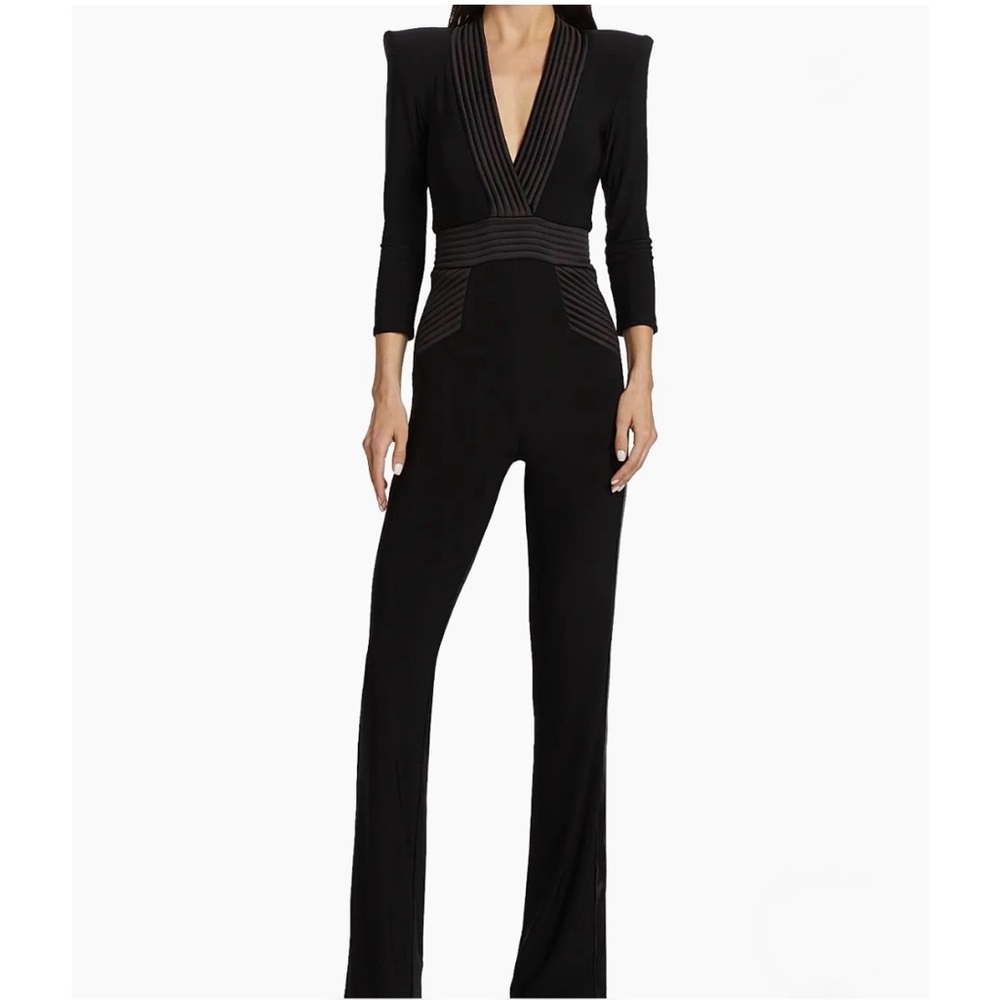 Zhivago Black V-Neck Jumpsuit - Picture 6 of 12